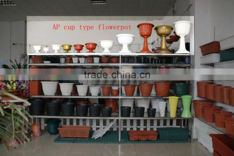 European classic cup type pot, plastic flower pot