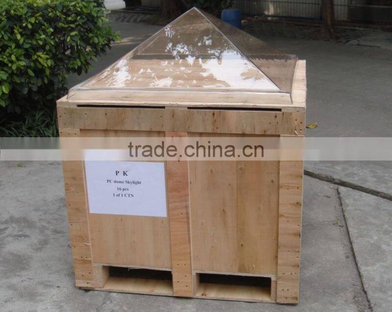 Custom made polycarbonate skylight