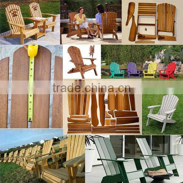 Modern Adirondack Wooden Beach Chair