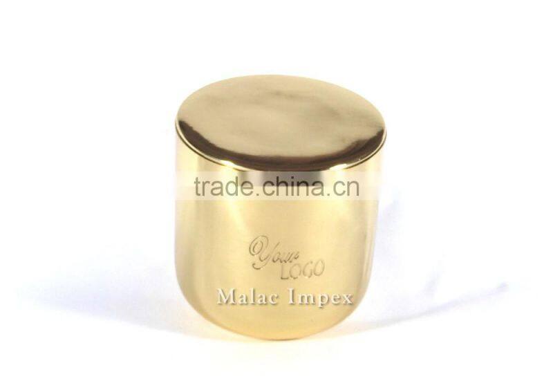 India factory price private label brass candle jar