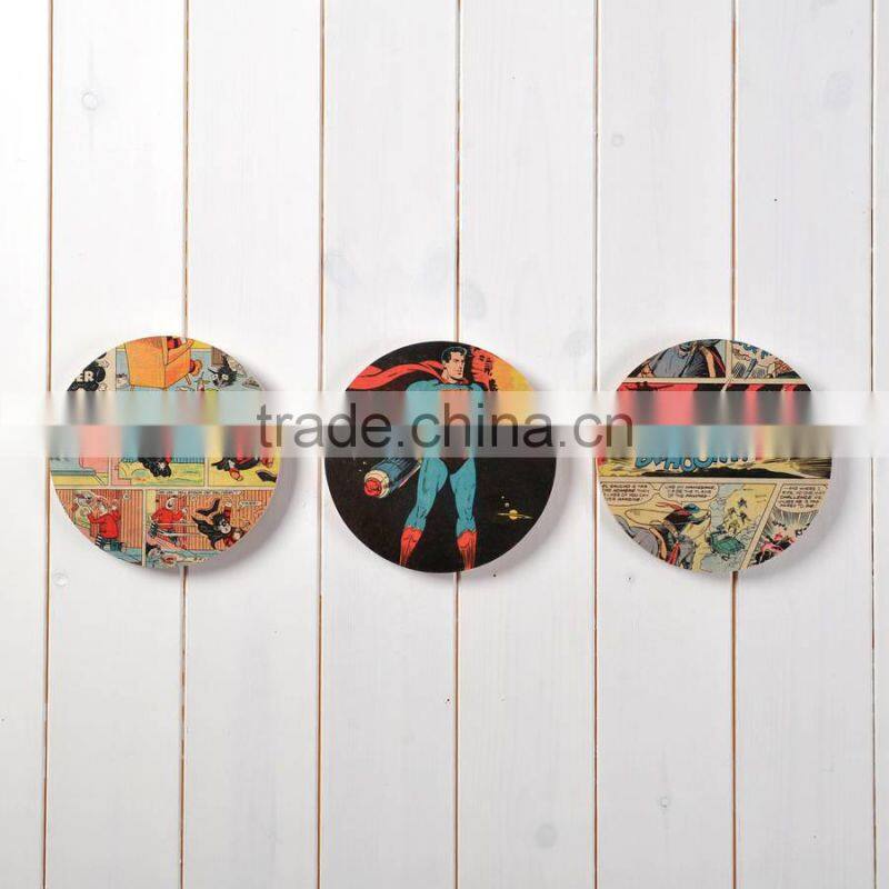 High Quality Wooden Digital Printing Water Proof Pattern Coaster Customerize Design Printing Products