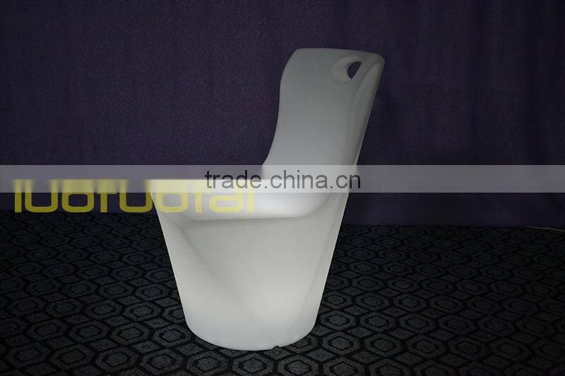 Heavy PE plastic waterproof remote control LED bar chair/LED furniture sofa furniture LTT-CT05A