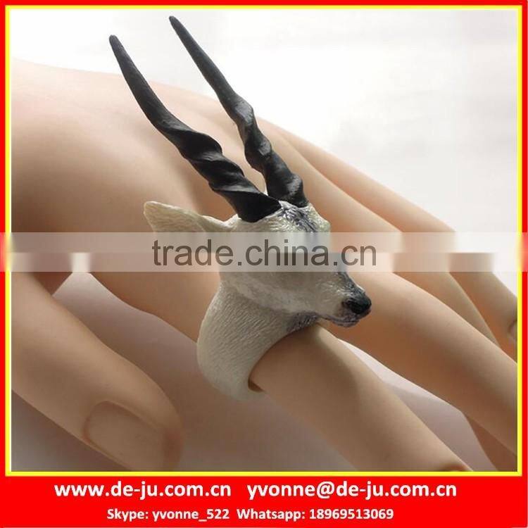 Red Hair Horse Girls Finger Rings