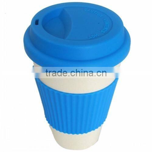 bamboo fiber mug cup with lid