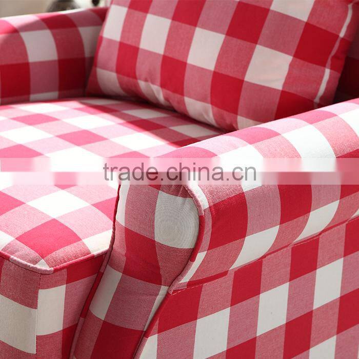European rustic style comfortable fabric sofa chair for bedroom living room LQ-805#