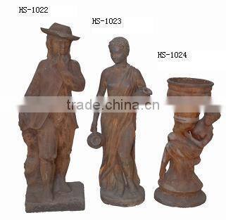 Cast Iron angel marble Statues