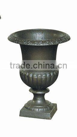 cast iron clay garden flower pot