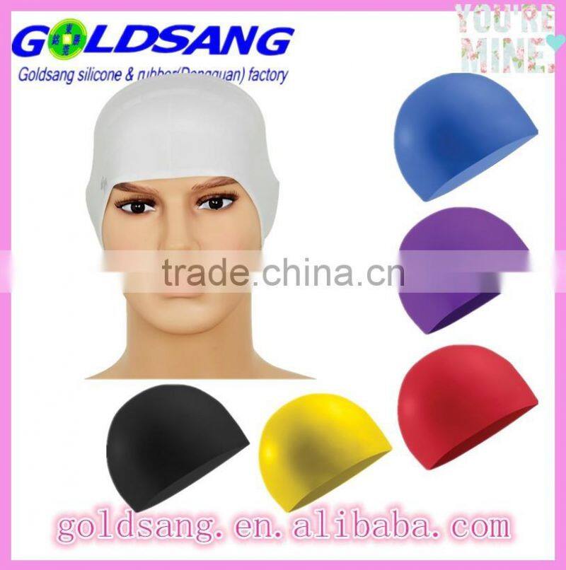 Hot Swim Wear Women Fashion silicone swimming cap high elastic bath cap