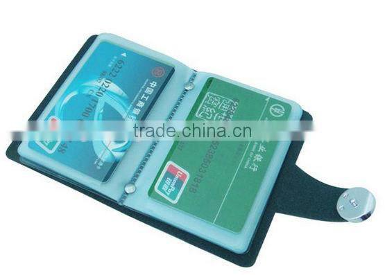 2013 Trendy Rose red PU Card case