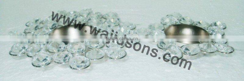 crystal votives/antique wedding votives