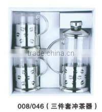 600ml Coffee Press coffee tea Pot with 200ml cups