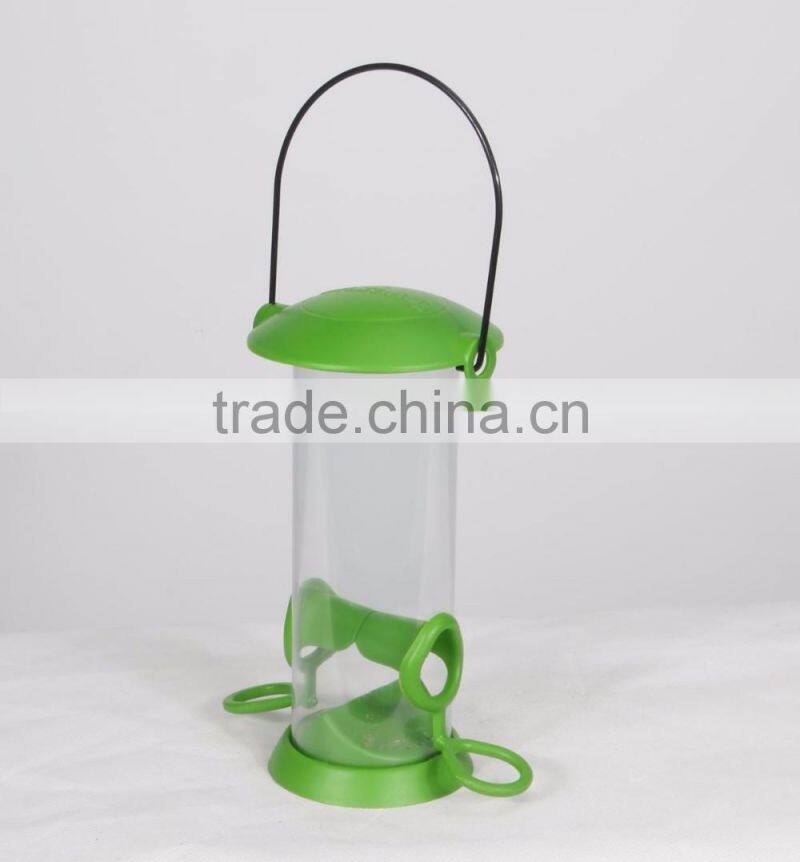 Garden squirrel proof metal bird seed feeder