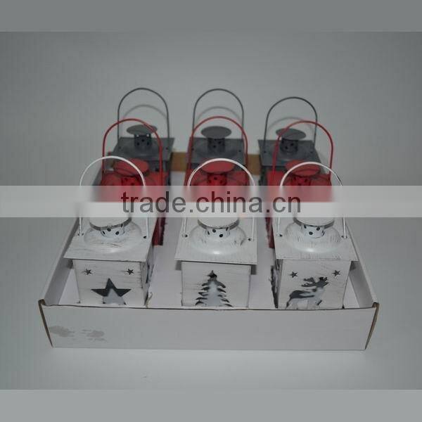 Mini christmas deer lantern