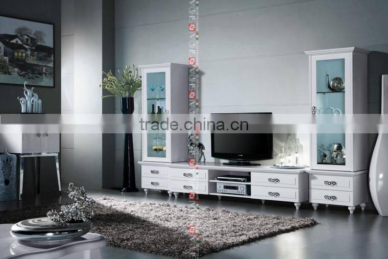 living room furniture led tv stand, high end tv stand, european style tv stands E-133