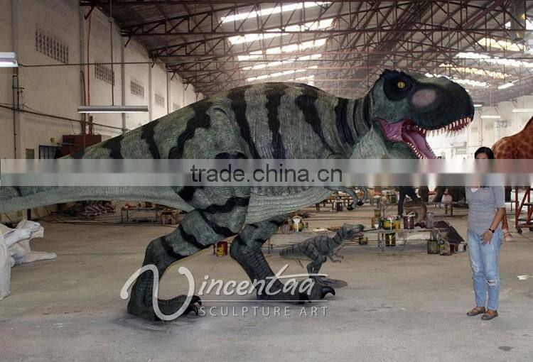 resin animal sculpture garden life size dinosaur statues for sale