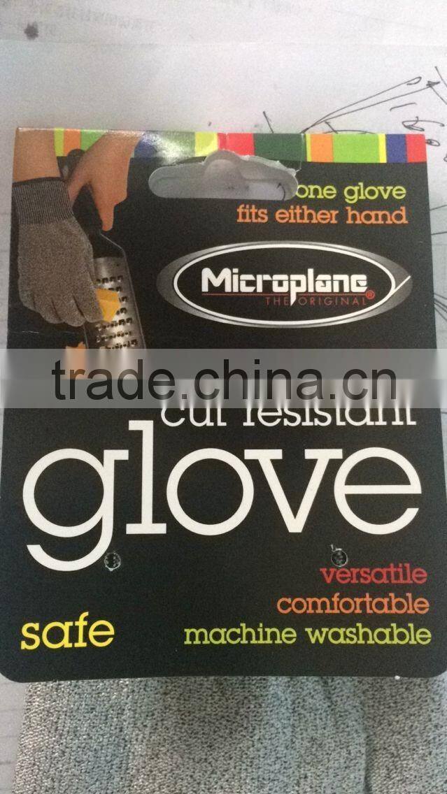 Cut Resistant Gloves - High Performance Level 5 Protection, Food Grade. Size Medium,