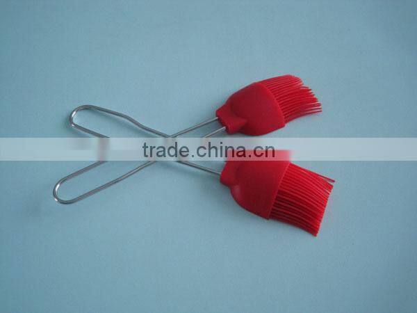 Silicone rubber basting brushes