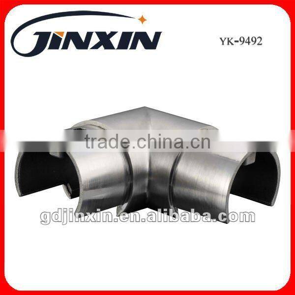 AISI304 Stainless Steel Slot Tube Connector/ Hand Rail Vertical Anger Connector
