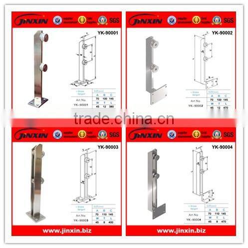 Guangzhou manufactory JINXIN stainless steel mini posts glass railing spigots