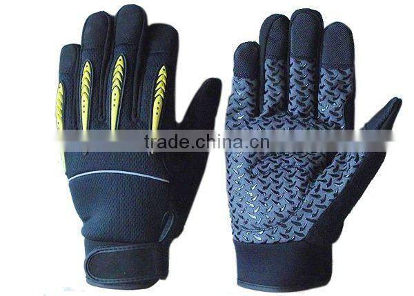 Safety Auto Leather Mechanic Work Glove