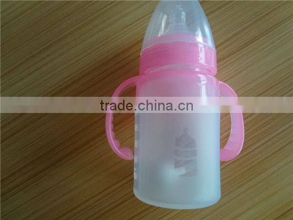 Best selling silicone baby feeding bottle