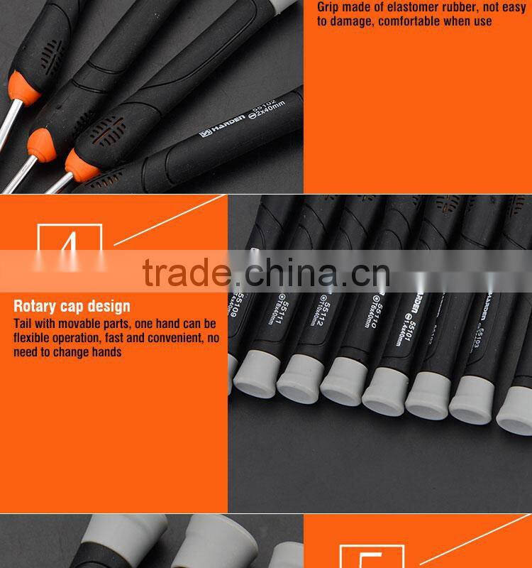 Professional Chrome Vanadium Hand Tool Hexagon Type Precision Screwdriver