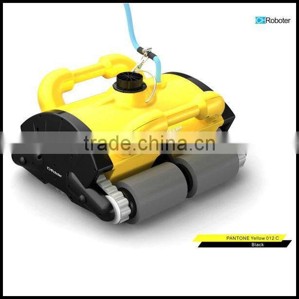 Yellow Robotic Pool Cleaner