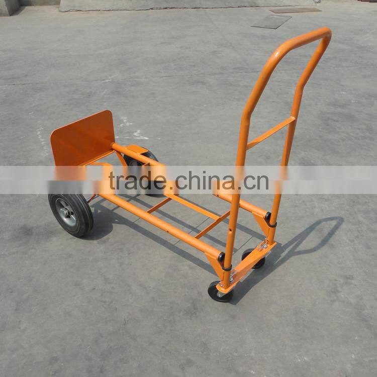 cheap wooden flat cart platform hand trolley industrial hand truck