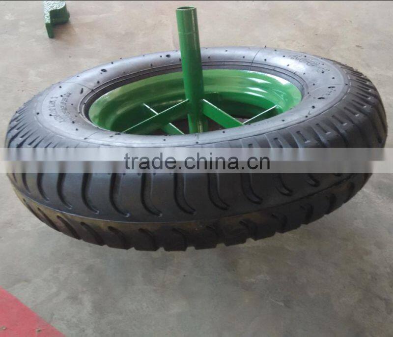 400mm LUG pattern pneumatic wheel 4.00-8