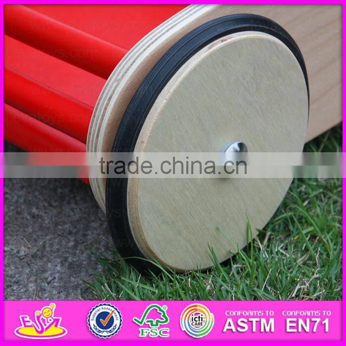 2015 Best seller wooden walker toy for kids,Fuuny play children wooden walker,Top quality wooden walking toy for baby W13C013