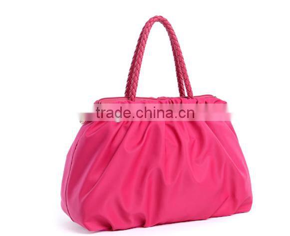 Fashion newest nylon pleated handbag for women