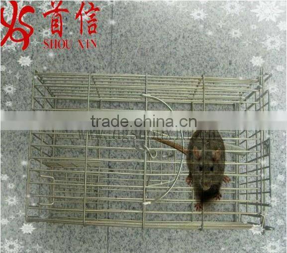 humane live multi catch wire mesh metal mouse rat animal trap cage SX-5012
