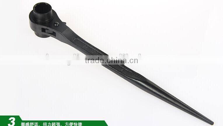 Berrylion Rat-Tail Ratchet Wrench 24-27 Ratchet Wrench Black Rat-tail Wrench