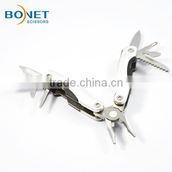 SFI0003B FDA qualified multi purpose Stainless steel folding fly fishing pliers scissor