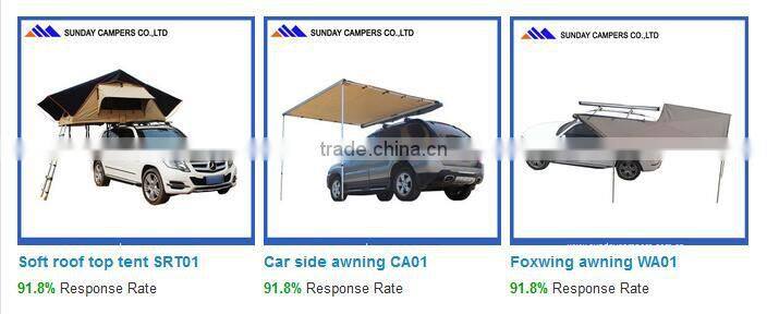4x4 Off-road hard shell canvas camping roof top tent for sale