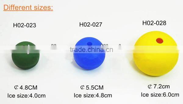Hot sale food grade whiskey silicone ice ball mold for promotional gift