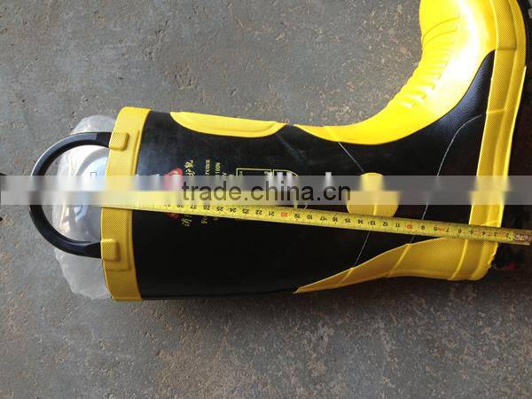 CE approved Rubber protective boots/firefighter boots/fire resistant boots