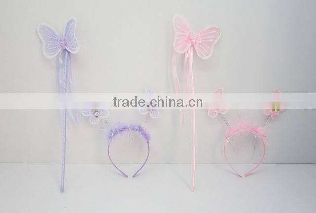 kids hairpins with ribbons