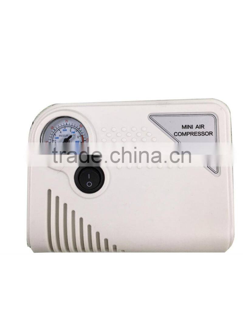 Auto air compressor DC 12V mini car air compressor auto air compressor electric micro pump tire inflator tire pump