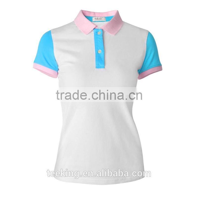 100% cotton polo shirt women stylish polo shirt