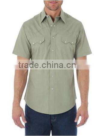 Men's Short Sleeve Western Shirt
