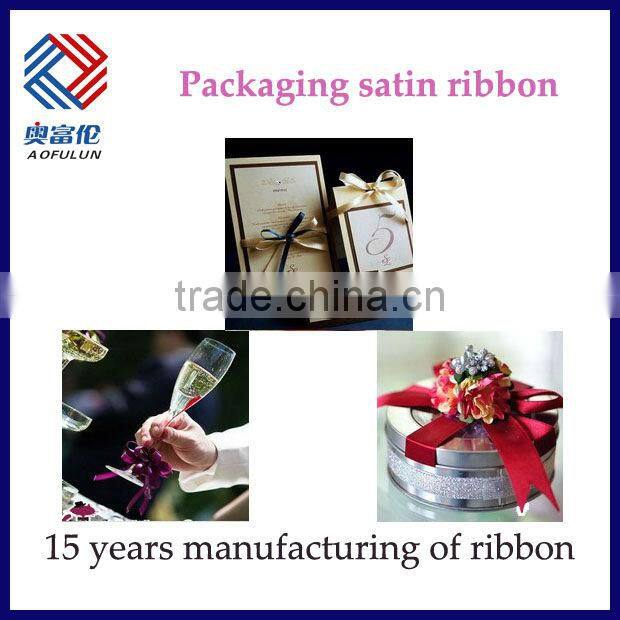 bright color ribbon for wedding