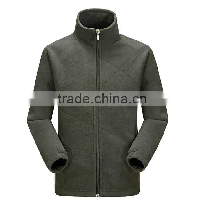 Factory OEM Warm Anti-pilling Men Double Polar fleece Jacket mens coat