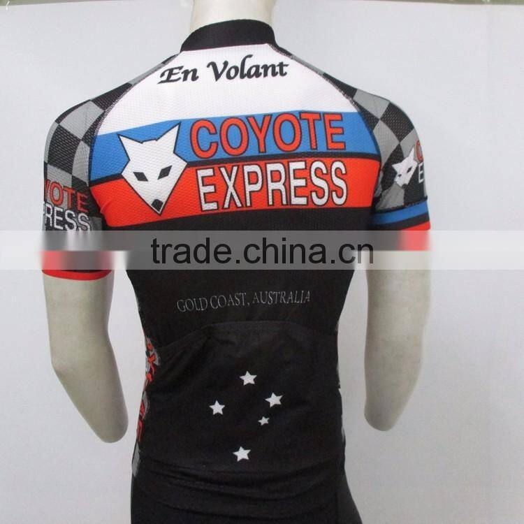 2017 design your own MITI fabric sublimated china custom men's cycling jersey printing