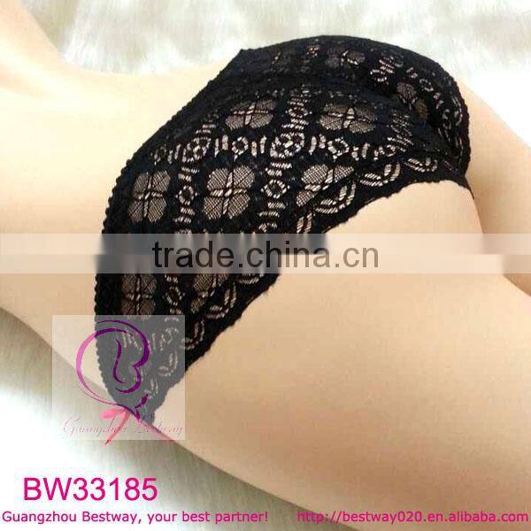 Naughty sexy girls front leopard back lace underwear