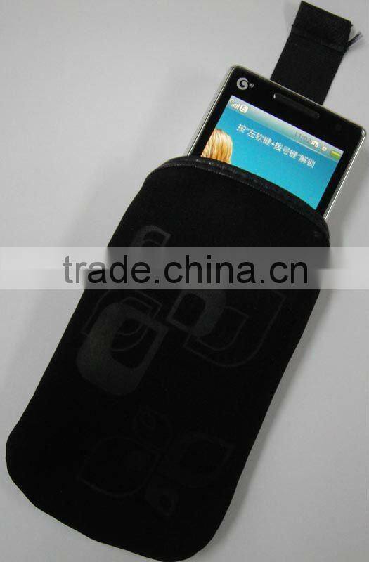 Popular velvet mobile bag