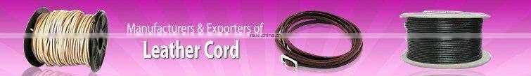Brown Color round Leather Cord For Jewelry