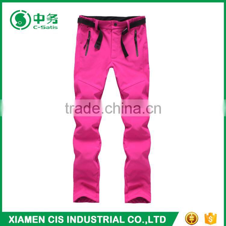 New Arrival Windproof Waterproof Womens Winter Outdoor Rock Climbing Hiking Pants