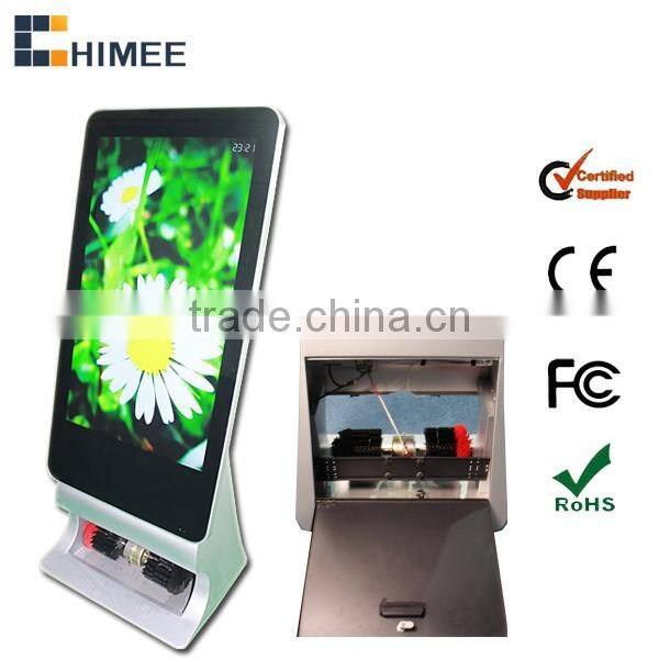 47inch shoe shine digital media advertising player support SD card/usb
