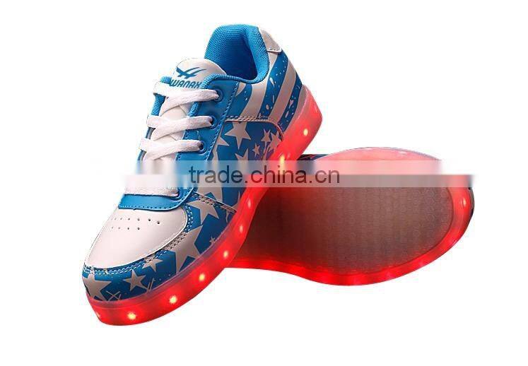 new PU LED lights shoes sneaker shoes LED sports shoes